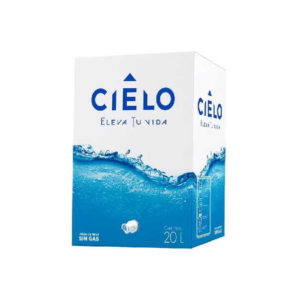 agua cielo sin gas de 20 lt