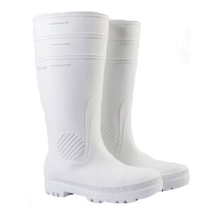 BOTA BLANCA SIN PUNTAS ACERO  - POLISHOES